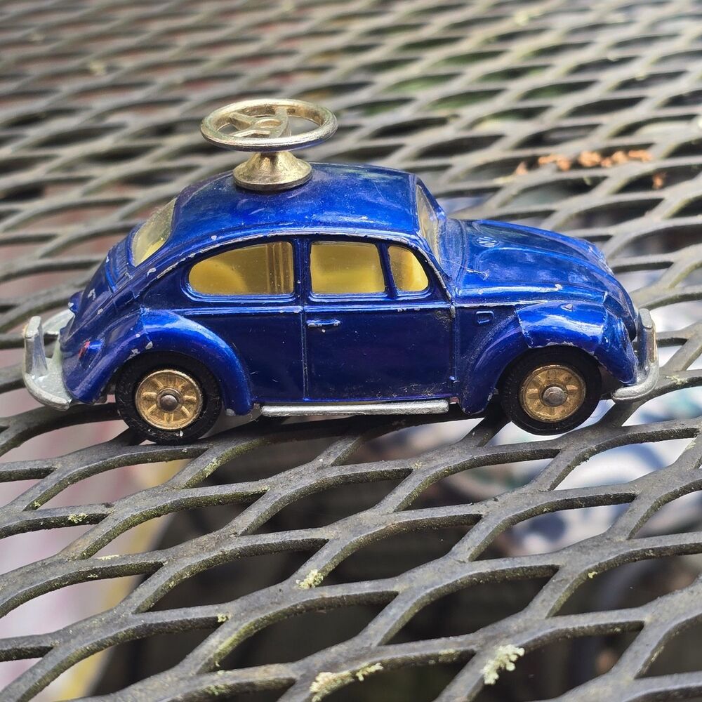 Corgi Toys Volkswagon VW Beetle 1300 Saloon Vintage 1:43 Steering Tested Blue